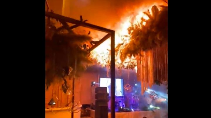 Captan en video el momento en que un incendio arruina una boda en Torreón