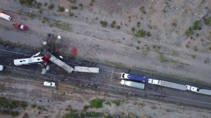 Choque carretero en Sonora deja 16 muertos