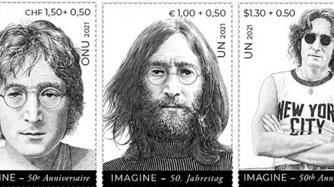 Lanzan sellos postales con la imagen de John Lennon por el Día Internacional de la Paz