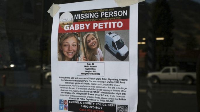 FBI localiza el cadáver de la youtuber Gabby Petito y determina que fue asesinada