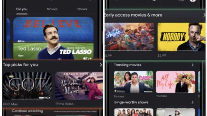 Google TV reemplaza a Google Play Películas, que abandona la Play Store