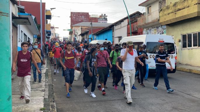 Sale de Tapachula nueva caravana migrante