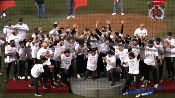 Los Toros de Tijuana, campeones de la Zona Norte de la LMB