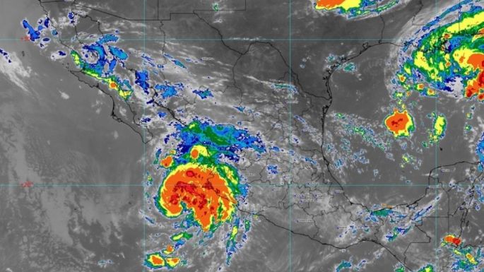 Conagua prevé lluvias continúas en el país por tormenta tropical "Olaf"