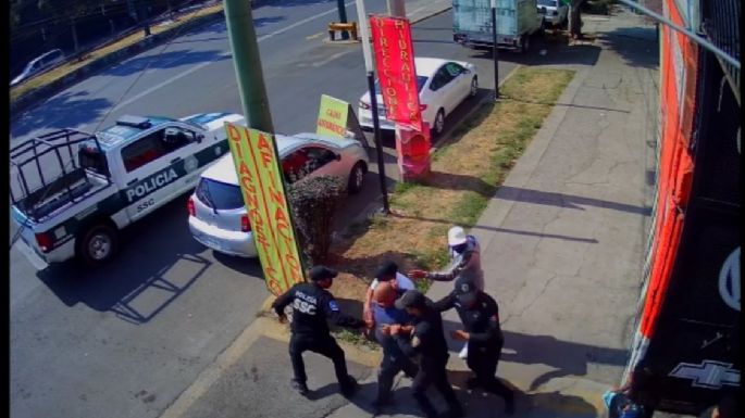 Policías capitalinos intentan detener a René Vallarta, excuñado de Florence Cassez (Video)