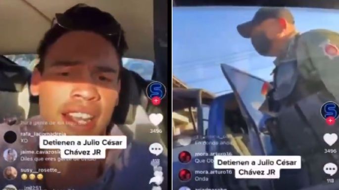 Julio César Chávez Jr., es detenido bajo la sospecha de posesión de arma