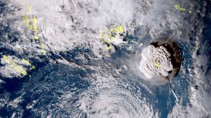 Científicos encuentran explicación al tsunami global desatado por la erupción de Tonga
