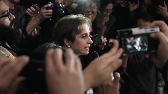 Pese a que no se condene a acusado, FGR debe continuar investigando espionaje de Pegasus: Aristegui