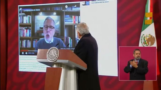 AMLO pide que transmitan comentario de López-Dóriga y destaca el "cambio de opinión" del periodista