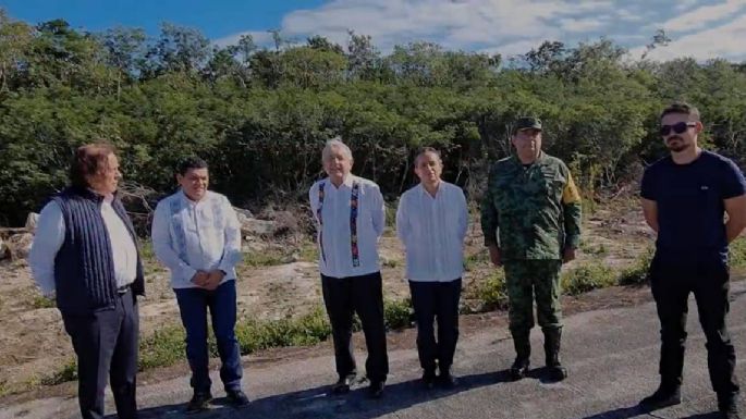 "Cuidar la flora, cuidar la fauna, eso es lo que estamos haciendo", dice AMLO sobre la construcción del Tren Maya