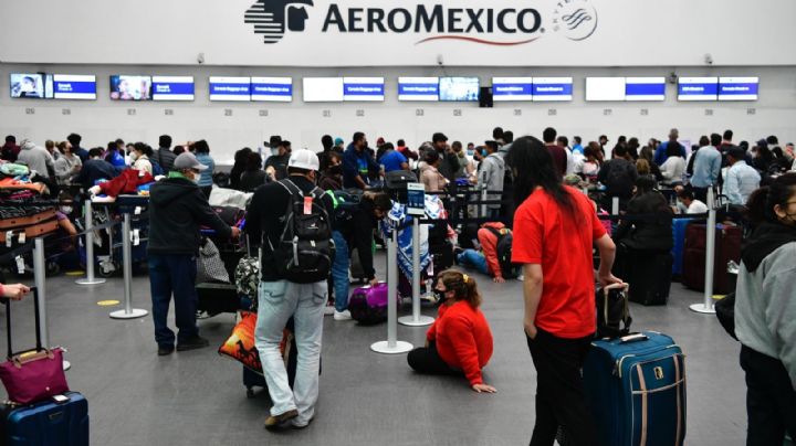 Aeroméxico registra más de 50 cancelaciones de vuelos; ASPA y la aerolínea se echan la bolita		