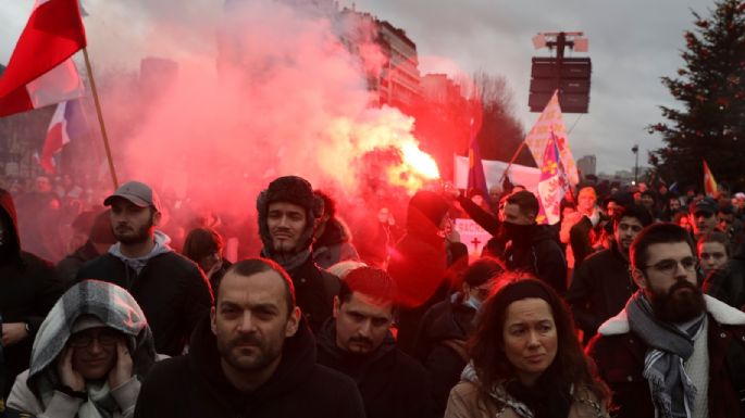 Protestas contra las restricciones por covid-19 en Francia, Alemania y Austria