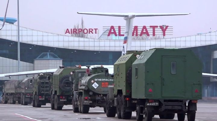 Las tropas rusas están ya totalmente operativas en infraestructuras clave de Kazajistán