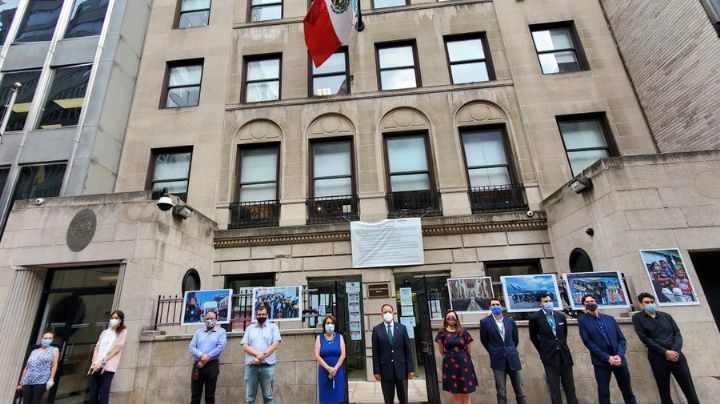 Consulado de México en Nueva York cerrará una semana por el elevado número de contagios de covid-19