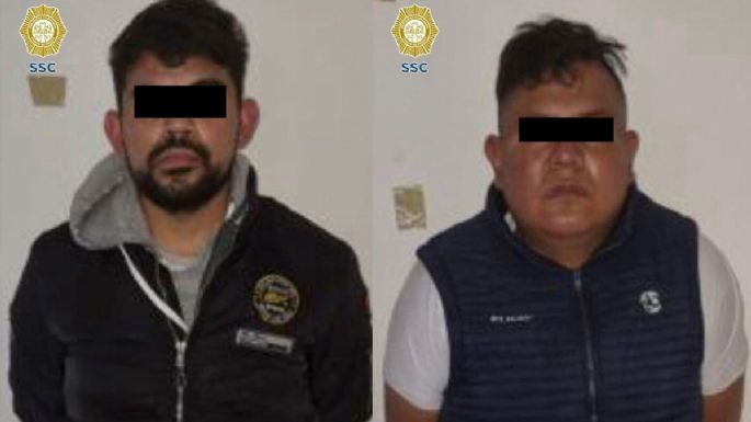 Caen dos sujetos por presunta relación con un convoy armado en Milpa Alta