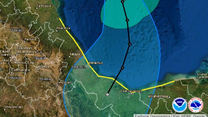 Tormenta tropical Karl cobra fuerza en el Golfo de México