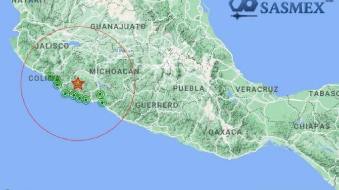 Confirman otro sismo de magnitud 4.6 en Coalcomán, Michoacán; se sintió en la CDMX