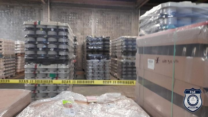 Tras cateos en Jiutepec, aseguran 80 toneladas de mercancía robada y desarticulan banda criminal