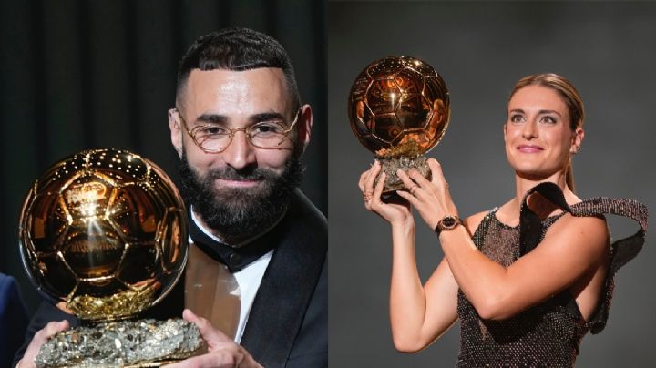 Alexia Putellas y Karim Benzema, los ganadores del Balón de Oro 2022