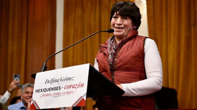 “Se quedaron con las ganas de dividirnos”: Delfina Gómez tras ser arropada por Morena en Edomex (Video)