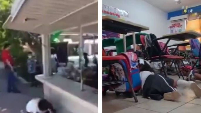 En Sonora se viralizan dos videos de balacera, uno fue simulacro y el otro real