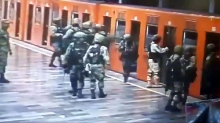 Militares practican tácticas contra actos terroristas en el Metro (video)