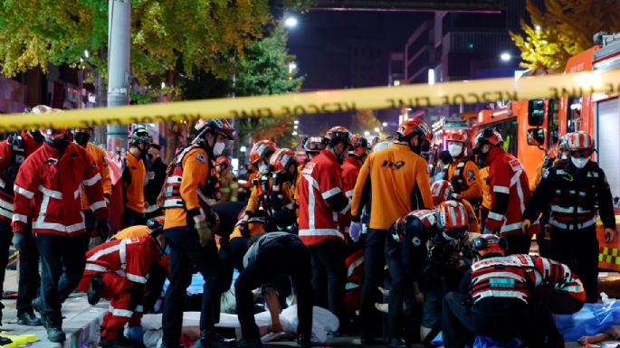 Ya son 146 los muertos por estampida en fiesta de Halloween en Corea del Sur
