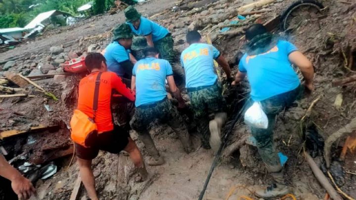 Inundaciones y aludes dejan más de 50 muertos en Filipinas