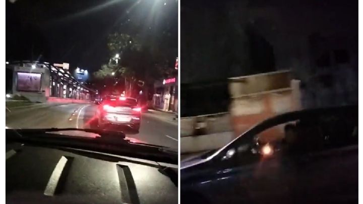 Conductor dispara contra familia que iba en otro auto sobre Insurgentes a la altura de La Joya (Video)