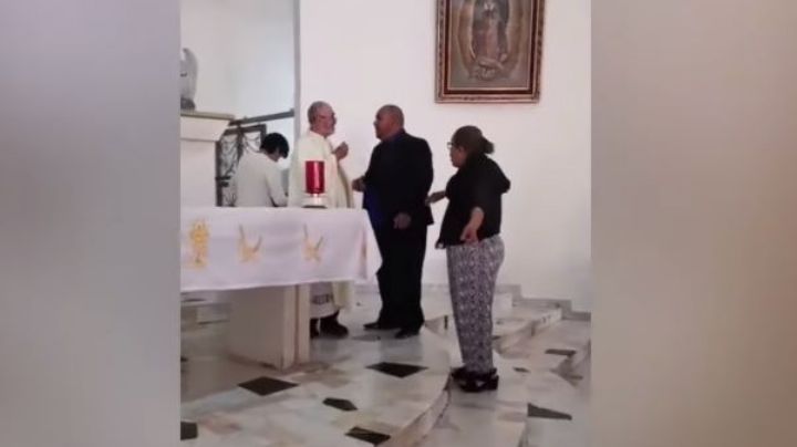 Viral: Sacerdote se enoja porque estaban grabando la boda y deja a los novios plantados en el altar
