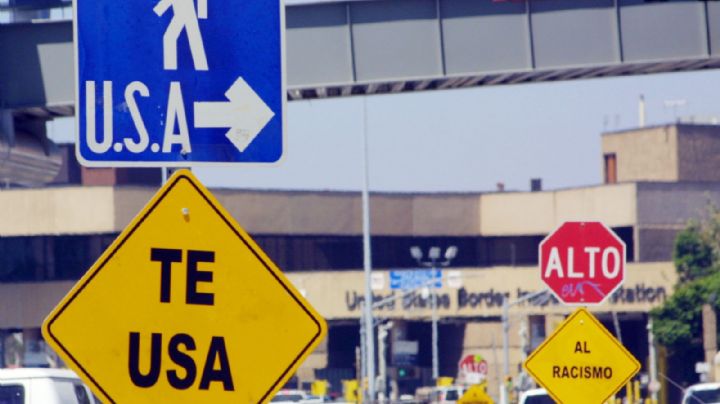 Un cadáver envuelto en plástico es arrojado en la garita de Tijuana-San Ysidro