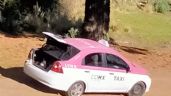 Hallan en el Ajusco dos cuerpos dentro de la cajuela de un taxi