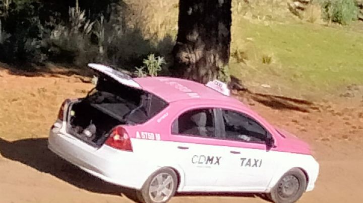 Hallan en el Ajusco dos cuerpos dentro de la cajuela de un taxi