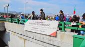 Manifestantes hacen "toma simbólica" del Viaducto Bicentenario y piden que sea gratis