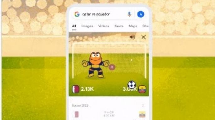 Google lanza un juego del Mundial de Qatar 2022