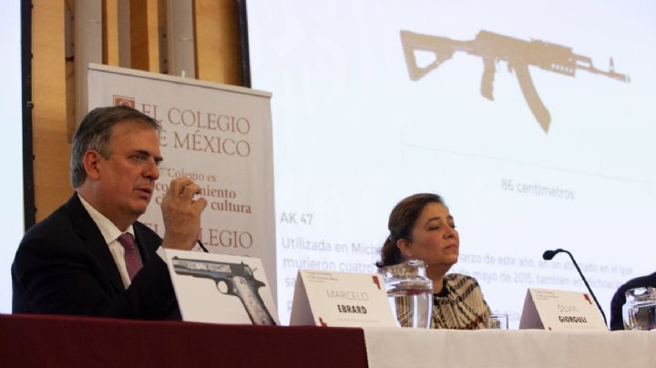 En México se han decomisado 55 mil 996 armas de fuego en los últimos dos años: Ebrard
