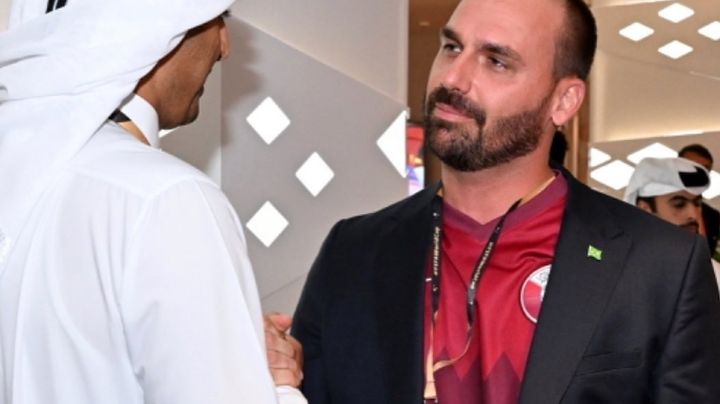 Hijo de Bolsonaro justifica su viaje al Mundial de Qatar para contar "la situación" de Brasil