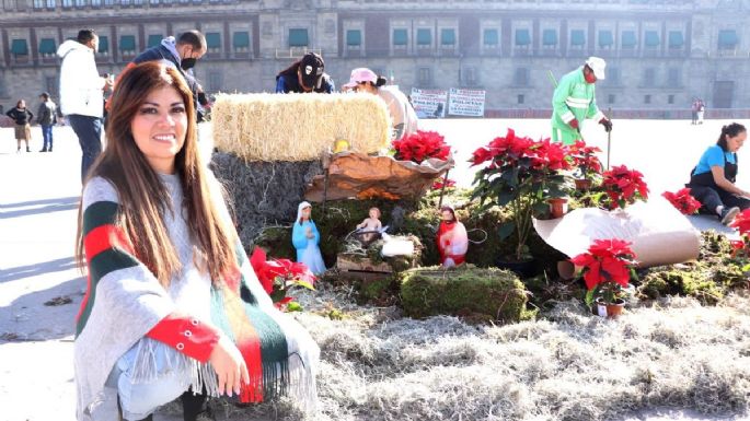 Diputados del PAN protestan con nacimiento en el Zócalo: Corte no nos quitará libertad religiosa