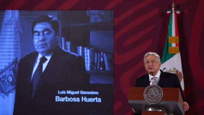 Muerte del gobernador Miguel Barbosa "nos conmovió a todos": AMLO