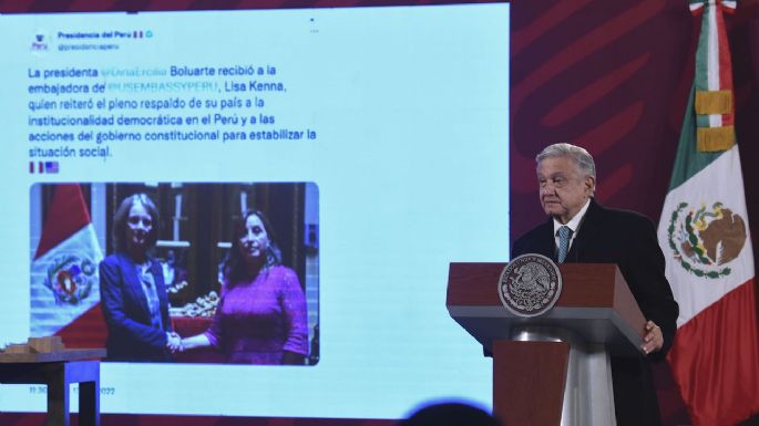 AMLO condena "acto de prepotencia" de la embajada de EU en Perú