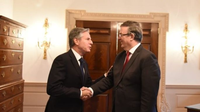 Ebrard y Blinken abordan reunión AMLO-Biden, seguridad, migración y competitividad económica