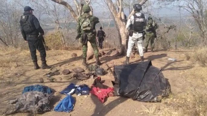 Desmantelan narcocampamento en El limoncito, en la región de Tierra Caliente