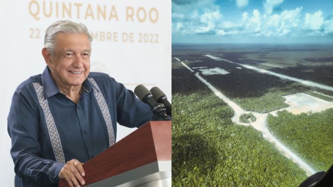 AMLO supervisa obra del Tren Maya y anuncia la apertura del sitio Ichkabal