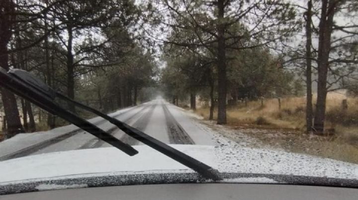 CDMX: Ya comenzó la caída de aguanieve en el Ajusco