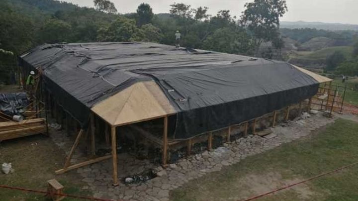Especialistas de zona arqueológica El Tajín y del INAH opinan que daños por incendio son reversibles