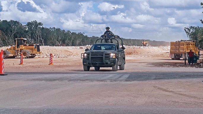 Playa del Carmen: Para extraer caliza, el Ejército invade y dinamita terrenos