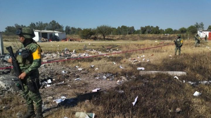 Mueren cinco integrantes de una familia al explotar un polvorín en Villagrán, Guanajuato