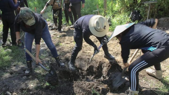 Brigada de búsqueda en Morelos localiza seis cuerpos y fragmentos óseos