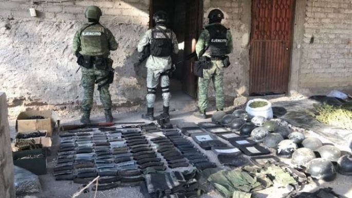 Ejército decomisa armas y drogas en Naranjo de Chila, la tierra del líder del CJNG