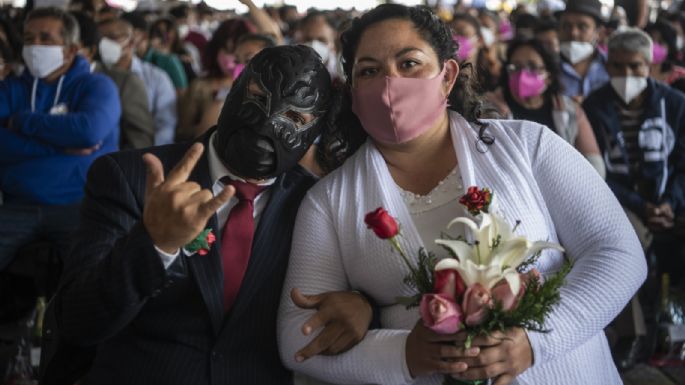 Más de 600 parejas se dan el “sí” en boda colectiva celebrada el 14 de febrero en Nezahualcóyotl (Video)